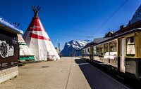Kleine Scheidegg Railway Station, Switzerland