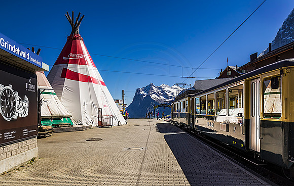 Kleine Scheidegg Railway Station, Switzerland